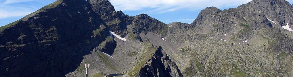 Peak Negoui at 2535 - transylvanian alps